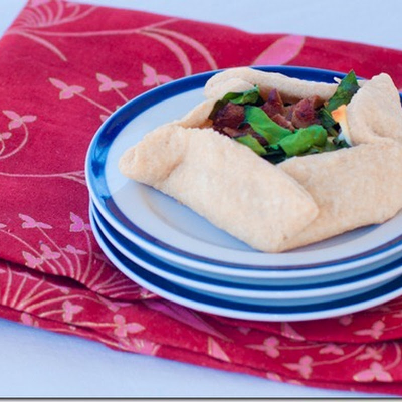 Bacon Spinach Mini Galettes