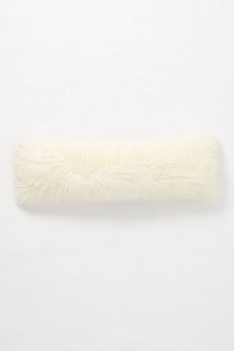 Fleece Flounce Pillow, Cream, $188, anthropologie.com.