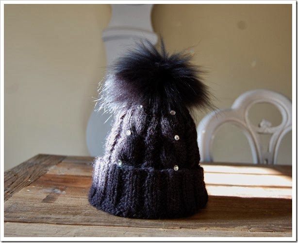 ALPINE ANGEL BLACK ALPACA BEANIE2