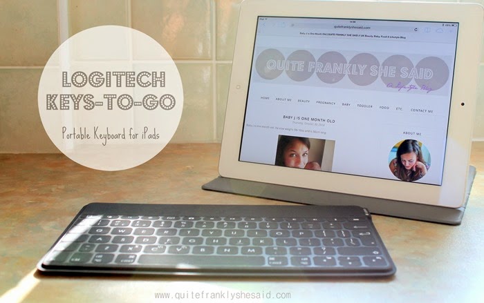 REVIEW: Logitech Keys-to-Go for iPad | Quite Frankly She Said