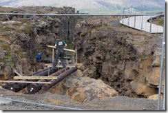 Thingvellier National Park - the new fissure