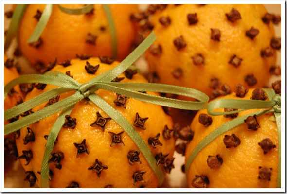 oranges and ribbons