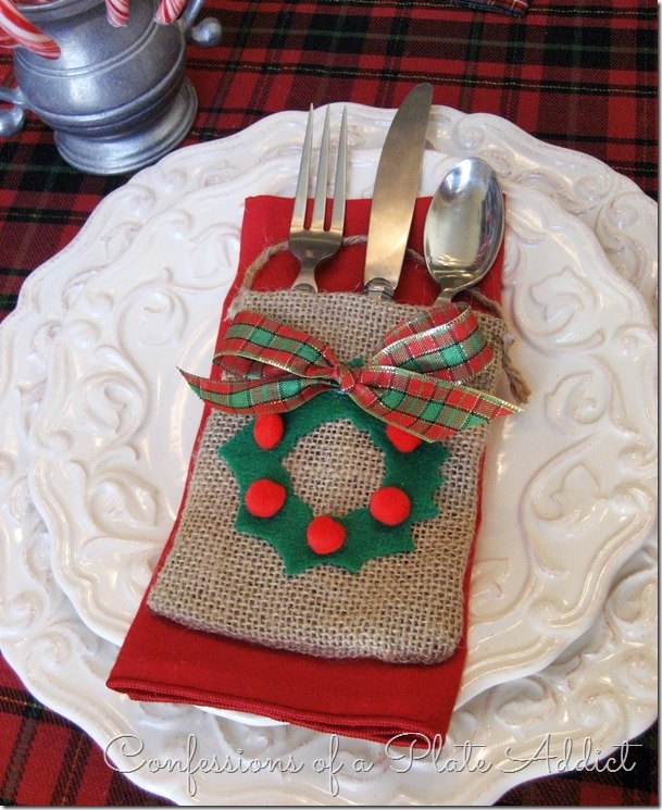 CONFESSIONS OF A PLATE ADDICT 3 in 1 Easy Christmas No-Sew Pocket CONFESSIONS OF A PLATE ADDICT 3 in 1 Easy Christmas No-Sew Pocket