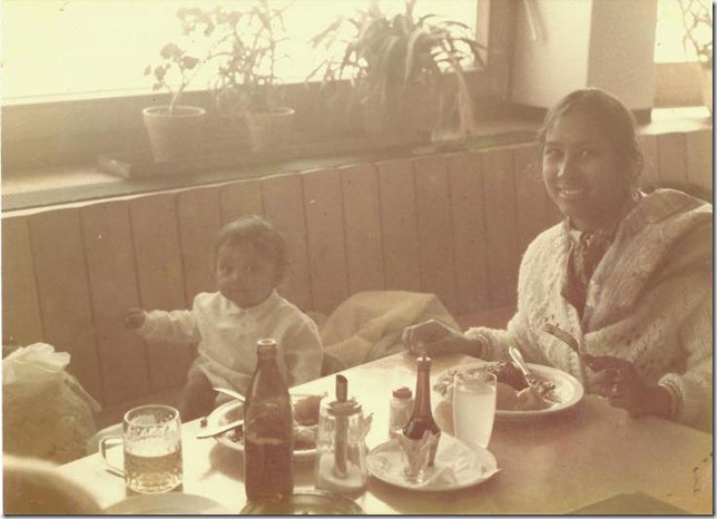 Birthday lunch on the Alps