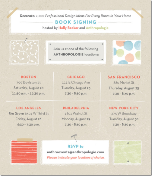 decor8 book signing event san francisco