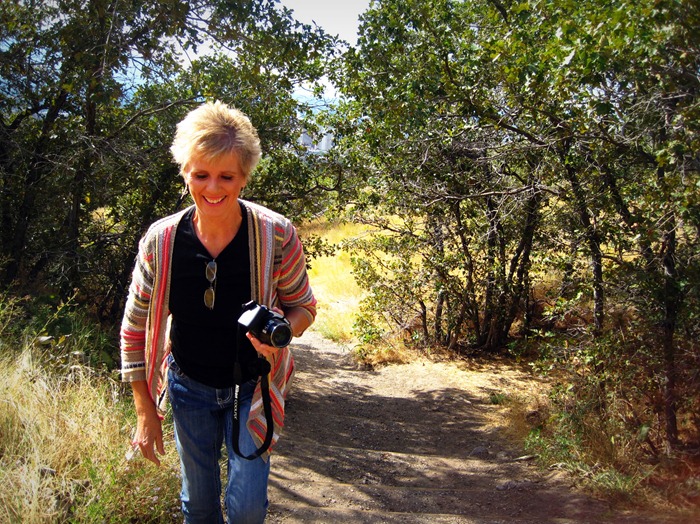 Mom at Ensign Peak in Salt Lake City Utah