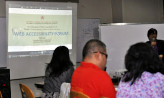 NCC's Ms. Merce Nicolas gives her opening remarks.