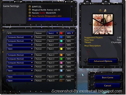 Naruto Battle Royal v7.41(With AI) Warcraft 3 Map Naruto Battle Royal v7.41(With AI) Warcraft 3 Map