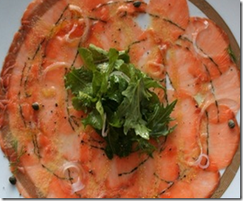 Carpaccio di salmone 