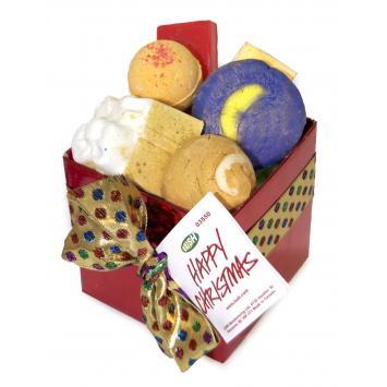 LUSH Happy Christmas Gift Set including 6 limited edition bath bombs ($45, lushusa.com)