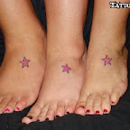 stars friendship - Foot Tattoos Designs