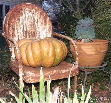 pumpkin chair