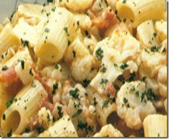 Maccheroncini al cavolfiore 