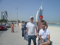 wir erlaubten dem Burj Al Arab, sich mit uns zu fotografieren
