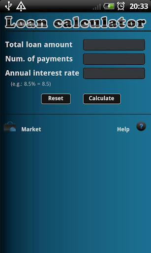 Loan calculator