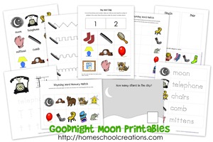 Goodnight Moon collage