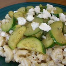 Pasta With Zucchini and Goat Cheese