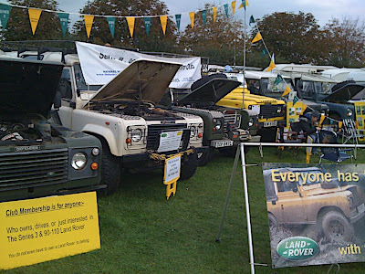 Some fantastic vehicles here on display from this landrover club