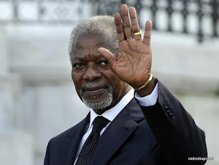 - Kofi Annan, antigo secretário geral das Nações Unidas