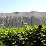 Turfan - Putaogou Montagne par-delà vignes