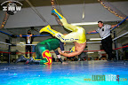 Piolin going down hard.