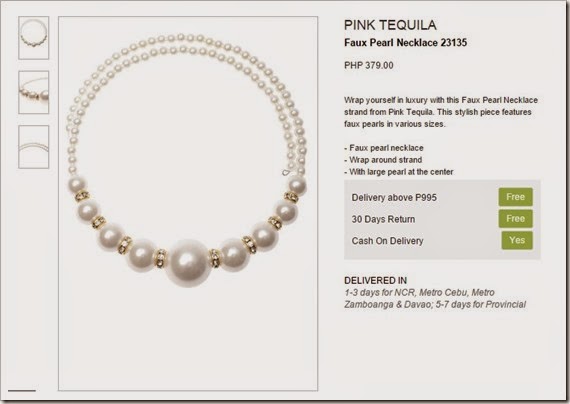 pearl necklace zalora