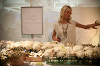Kimmy Crosby teaches guests how to accessorize small bouquets. Kimmy Crosby teaches guests how to accessorize small bouquets.