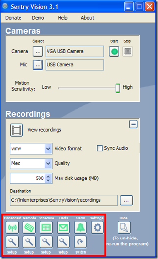 Sentry Vision Security