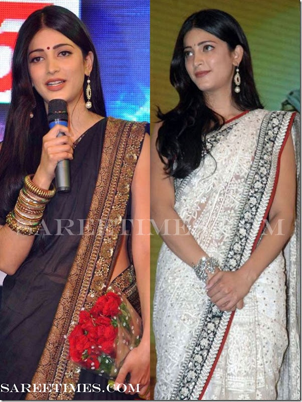 Sruthi_Haasan_Saree_Stills