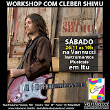 Workshop com Cleber Shimu na Vannucci Instrumentos Musicais em Itu