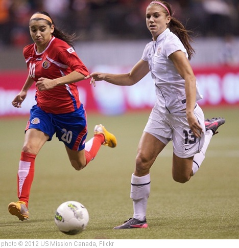 'Wendy Acosta; Alex Morgan' photo (c) 2012, US Mission Canada - license: http://creativecommons.org/licenses/by/2.0/