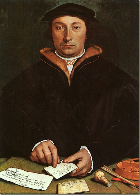 Holbein, Portrait de Dirck Tybis Holbein, Portrait de Dirck Tybis