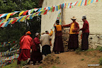 Monks on pilgrimage