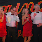 Darryl Attiwill & Peter Crouch with the FlamingSambuca Girls