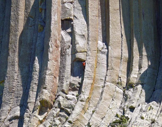 Climber Seen from Visitor Center Climber Seen from Visitor Center