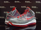 Releasing Now: 393320 002 Grey / Red OSU Nike LeBron VII TB nike air max lebron 7 ss grey white red 1 02 Releasing Now: 393320 002 Grey / Red OSU Nike LeBron VII TB