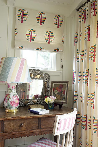 Designer Kathryn Ireland used Mexico and Morocco as inspiration for this playful textile. (kathrynireland.com) Designer Kathryn Ireland used Mexico and Morocco as inspiration for this playful textile. (kathrynireland.com)