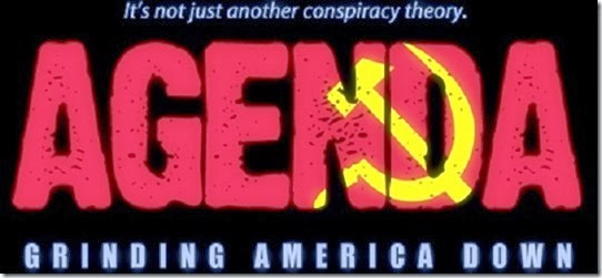 Agenda- Grinding Down America banner Agenda- Grinding Down America banner