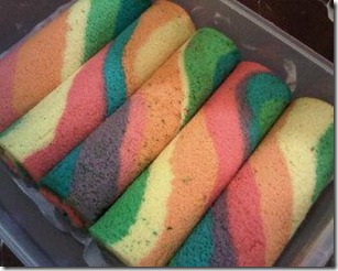 Video Cara Membuat Rainbow Cake Bakar