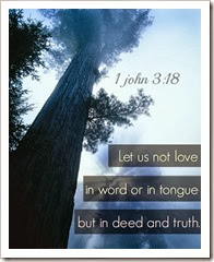 love in deed and truth