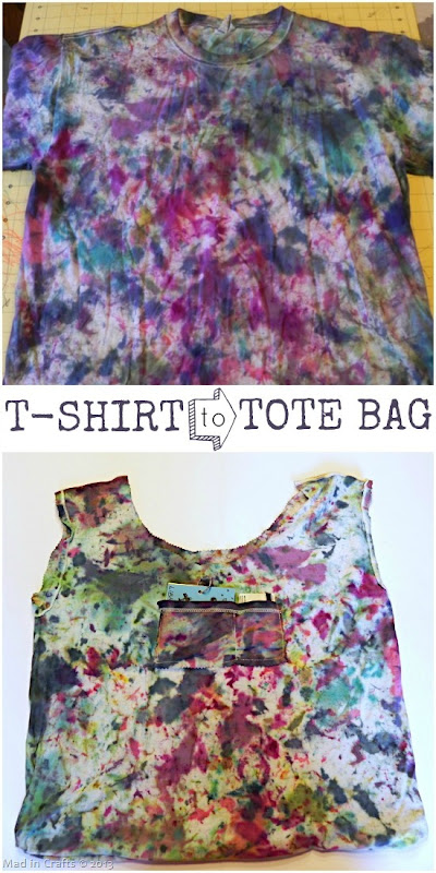 Make a Library Tote Bag from a T-Shirt
