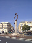 Modern statue in Puerto del Rosario Modern statue in Puerto del Rosario
