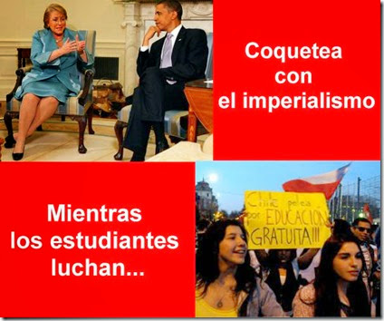 Bachelet - Obama - Educacion