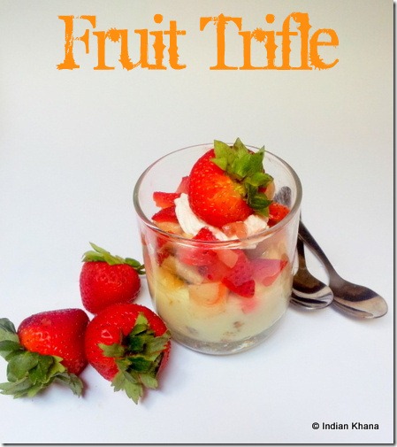 Fruit Trifle recipe Trifle pudding recipe