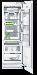 Really limited on space? Check out this Vario refrigerator that is only 61 cm wide! The shelves are adjustable and it has amazing cooling features for delicate foods!