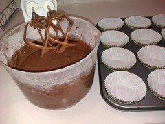 cupcake de chocolate cupcake de chocolate