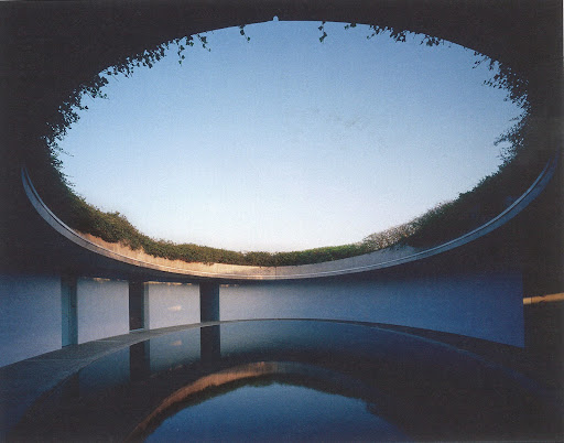 This reflecting pool reminds me of the inspiration for my ceiling project. Pool and Atrium, Benesse Art Site (1992), Tadao Ando, Naoshima Island, Japan, February 2002. This reflecting pool reminds me of the inspiration for my ceiling project. Pool and Atrium, Benesse Art Site (1992), Tadao Ando, Naoshima Island, Japan, February 2002.