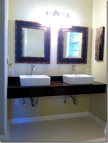 Live The Home Life: Master Bath: DIY Floating Vanity