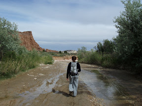 Walking down the Paria.