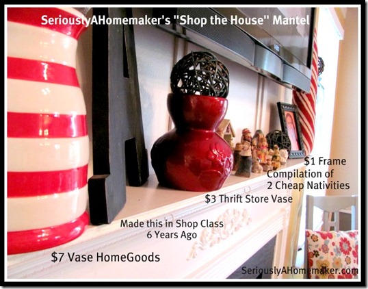 shop the house mantel